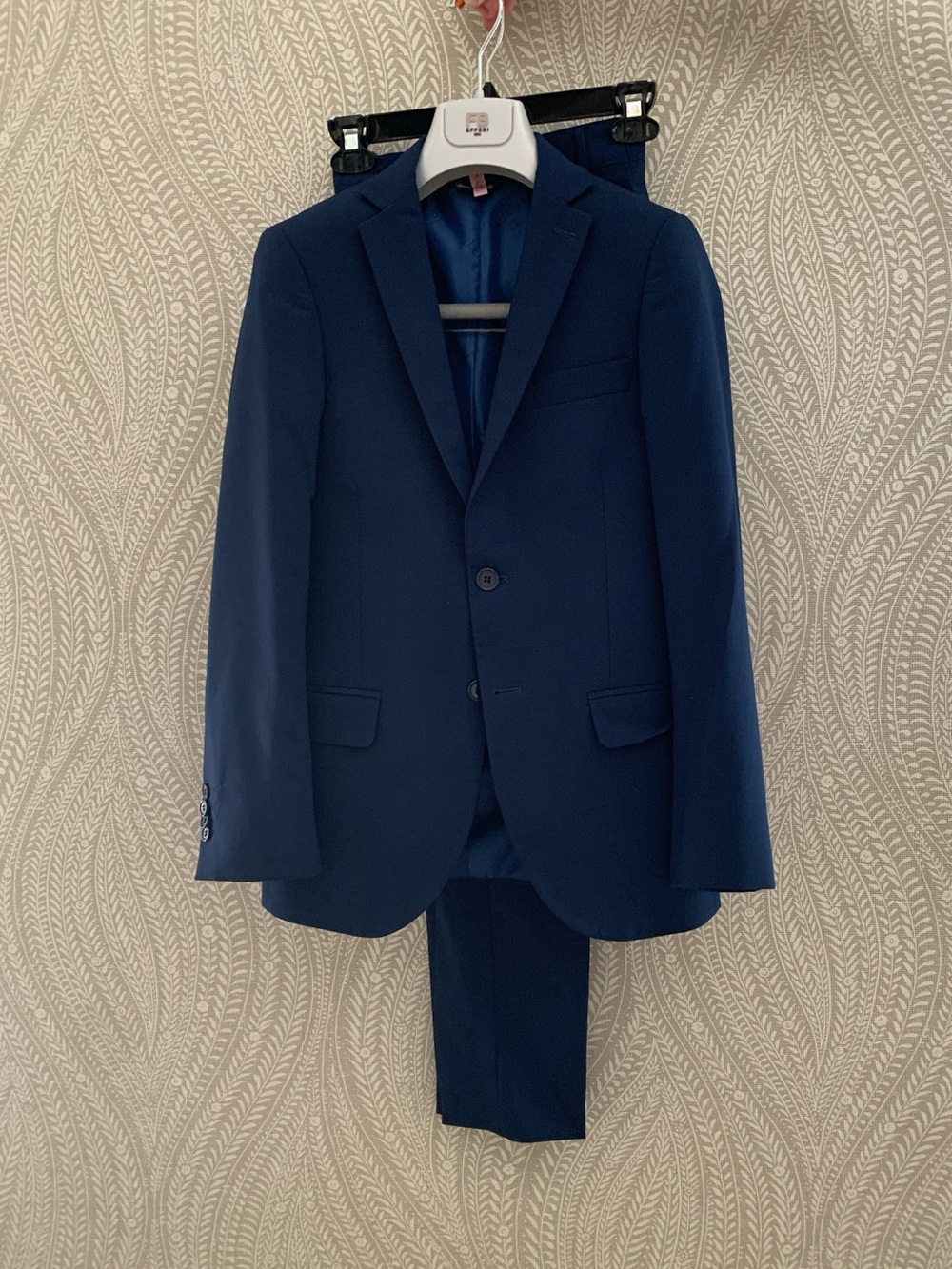 Blue Two-Piece Suit - Classic Tailored Blazer & Trousers